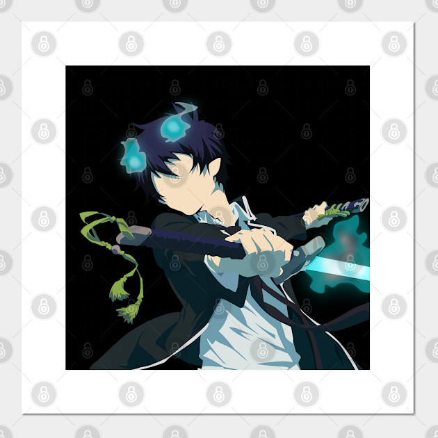 Rin Okumura Blue Exorcist Blue Exorcist Cartel E Impresion Artistica Teepublic Mx