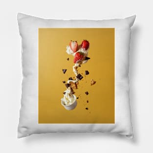 Choco chips strawberry iceberg Pillow