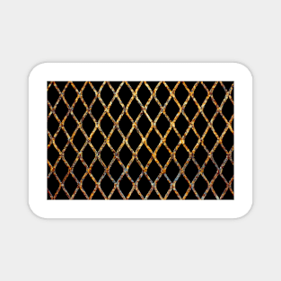 Rusty Corrugated Mesh Magnet