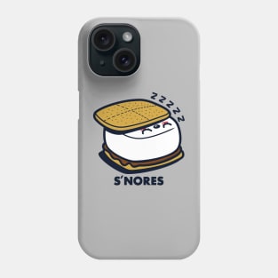 S'nores Cute Funny Kawaii Smores Snoring Sleeping Phone Case