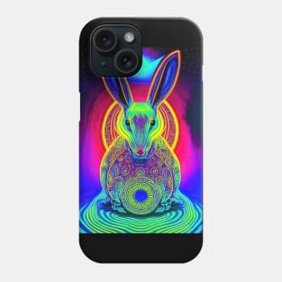 Psychedelic Pop art - RABBIT Phone Case