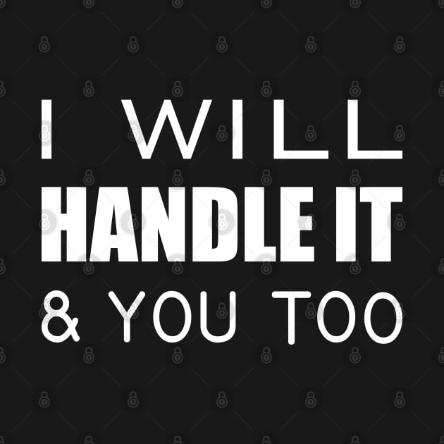 I will handle and you too by Nosa rez