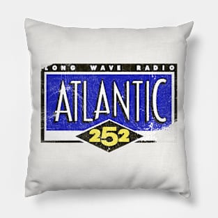 Defunct Atlantic 252 Radio Station Pillow