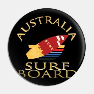 Australia surf board Pin