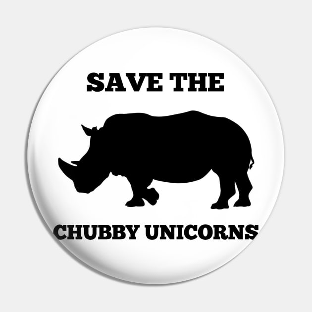 Save the Chubby Unicorns Pin by giovanniiiii