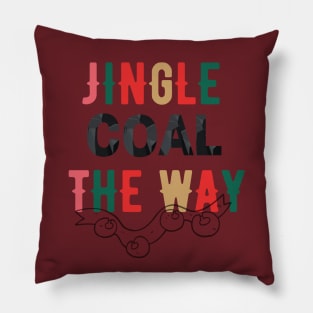 Jingle Coal the Way Pillow