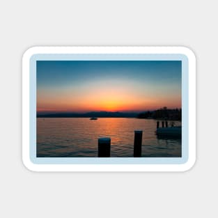 Sunset over Lake Garda Magnet