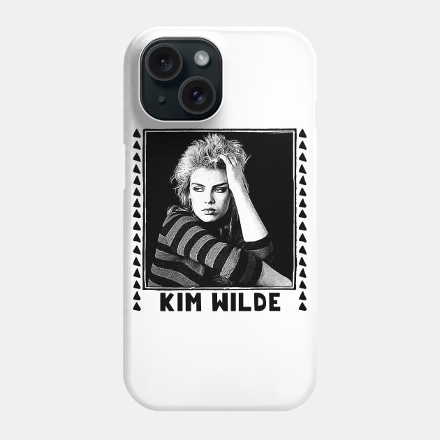 Kim Wilde //  Retro 80s Aesthetic Design Phone Case by DankFutura