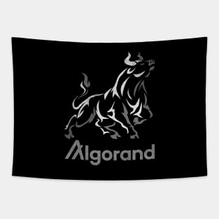 Bull Market Algorand ALGO Coin To The Moon Crypto Token Cryptocurrency Wallet Birthday Gift For Men Women Tapestry