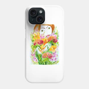 My Summer Watercolor Painting Phone Case
