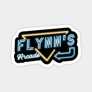 Flynn's Arcade - neon sign logo Magnet