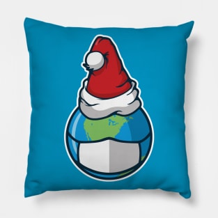 Quarantine Planet Christmas Pillow