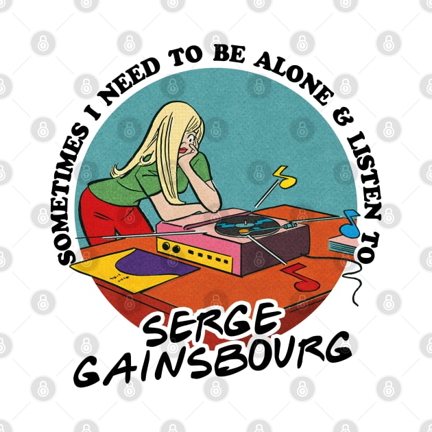 Serge Gainsbourg / 60s Rock Obsessive Fan Gift by DankFutura