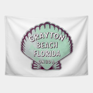 Grayton Beach Florida 30A Vintage Shell 30 A Tapestry