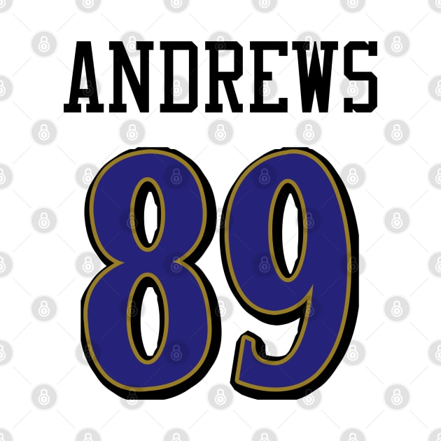 Baltimore Ravens Andrews 89 American Football by Cabello's