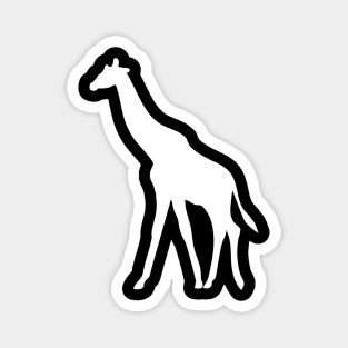 Giraffe Silhouette Magnet