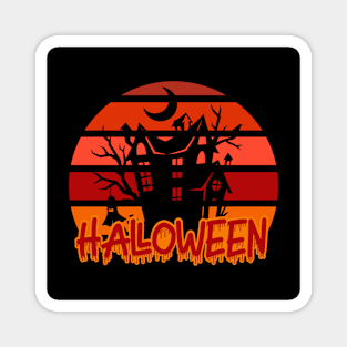 Halloween Nightmare house Magnet