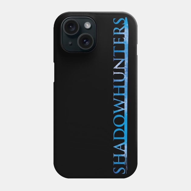 Shadowhunters logo / The Mortal Instruments (blue watercolour) - Clary, Alec, Jace, Izzy, Magnus - Malec - Parabatai - rune Phone Case by Vane22april