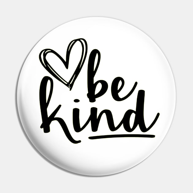 be kind Heart Pin by VectorDiariesart