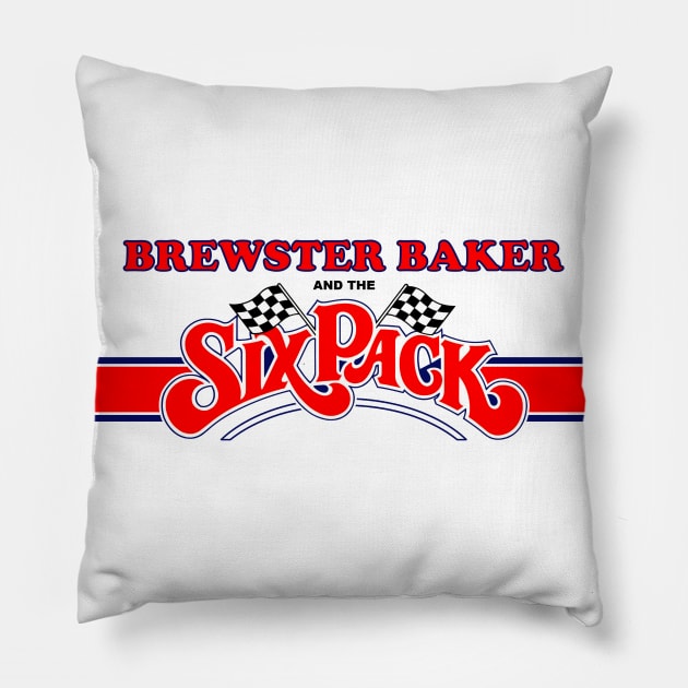 Six Pack Pillow by BigOrangeShirtShop