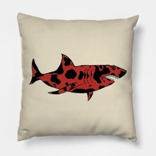 Shark Zombie Pillow