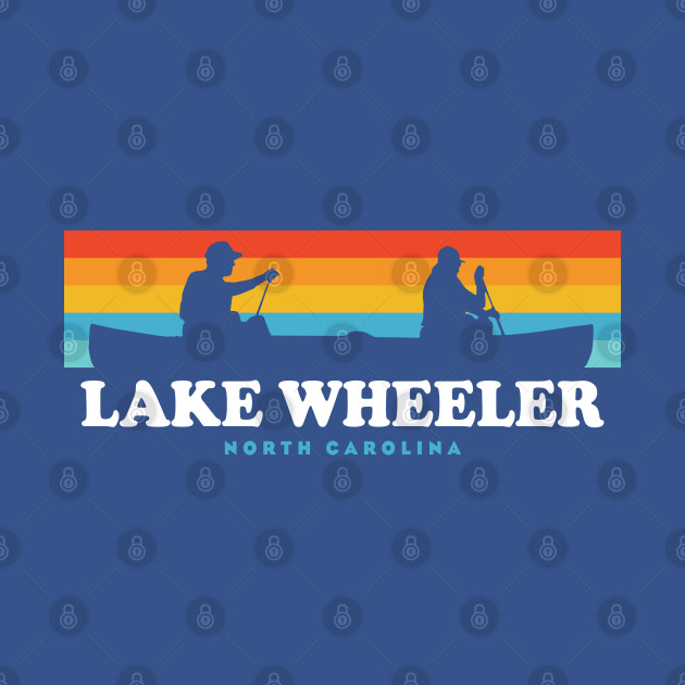 Disover Lake Wheeler North Carolina Canoe - Lake Wheeler - T-Shirt