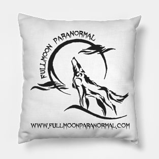 FullMoon Paranormal Logo (Front-Light Colors) Pillow