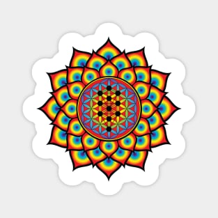 Tree Of Life Mandala Magnet