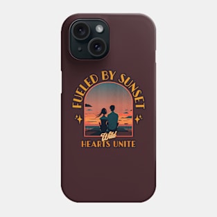 Fueled by Sunset - Wild Hearts Unite Phone Case