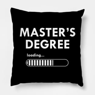 Master's degree loading Pillow