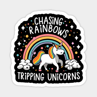 Rainbow unicorn Magnet