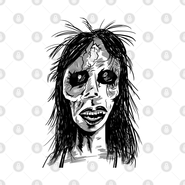 Zombie Woman by Black Snow Comics