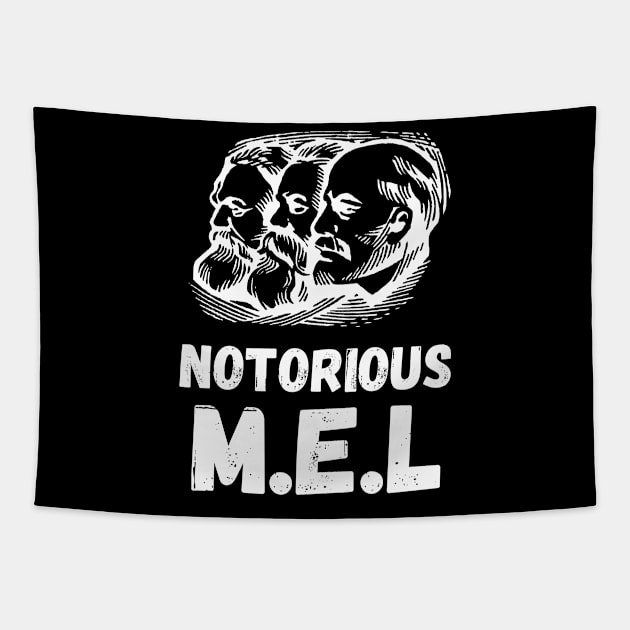 Notorious M.E.L Marx Engels Lenin Tapestry by jutulen