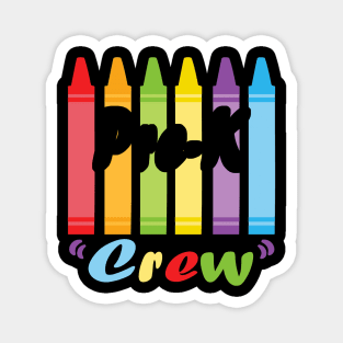 Pre K Crew Teacher Magnet