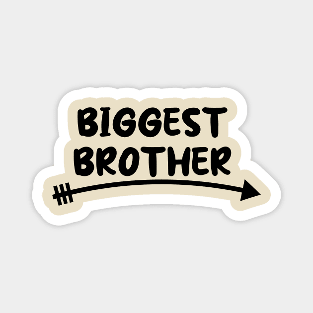 Biggest Brother Shirt, Big Brother Shirt, Brother Shirts, Big Brother, Biggest Brother, Big Bro, New Baby Announcement, Brother Raglan Shirt Magnet by Codyaldy