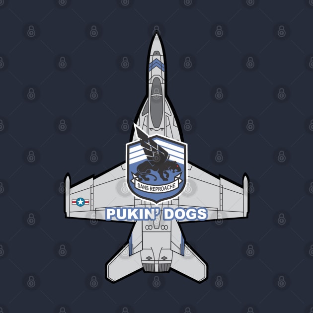 F/A-18 Rhino - Pukin' Dogs by MBK