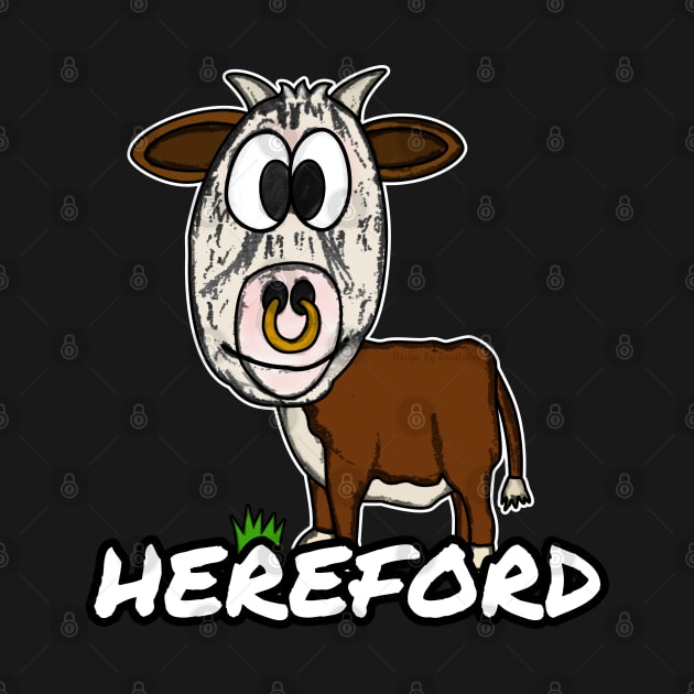 Hereford Cattle Livestock Farmer Texas Herefordshire Funny by doodlerob