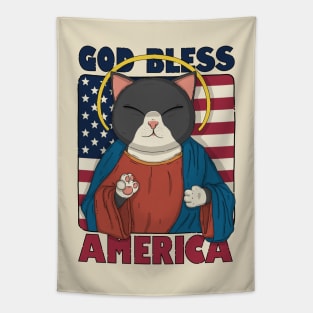 God Bless America Tapestry