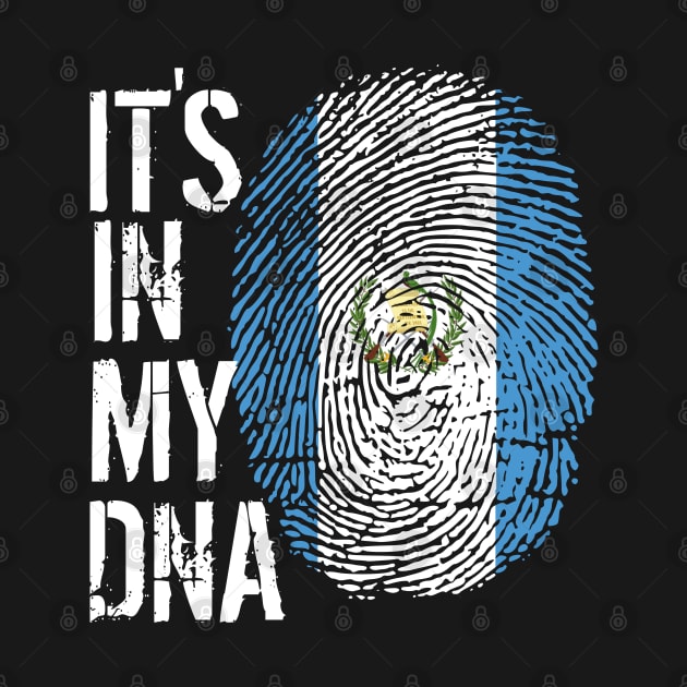 Guatemala Flag Fingerprint My Story DNA Guatemalan by Your Culture & Merch