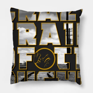 Crazy Train Cutout Pillow