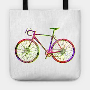 Cyclocross Bicycle Glitch Tote