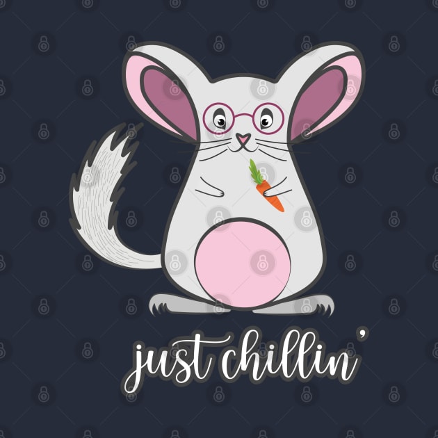 Chinchilla Just chillin by DesignerDeskStd