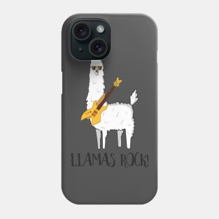 Llamas Rock! Cute Funny Llama Love Phone Case