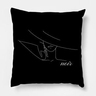 noir - femme fatale Pillow