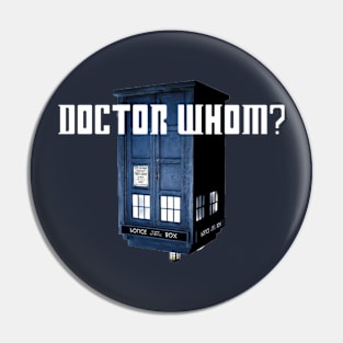 Doctor Whom Navy top Pin