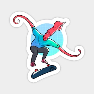 Skate Squid Magnet