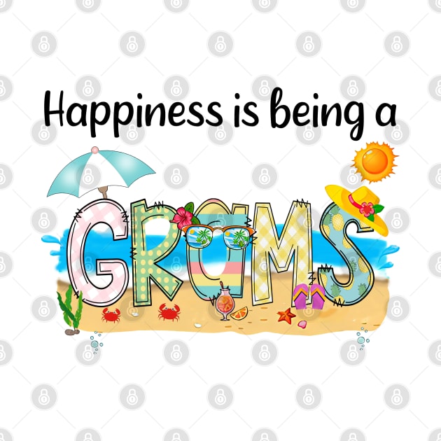 Happiness Is Being A Grams Summer Beach Happy Mother's Day by KIMIKA