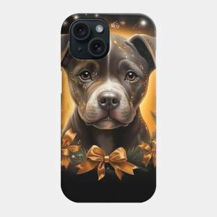 Christmas Staffy Phone Case