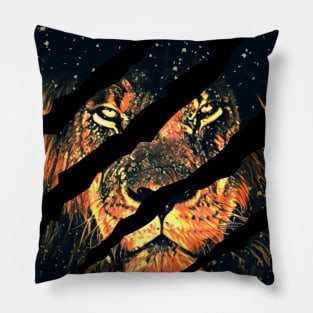 Lion's Rage Pillow