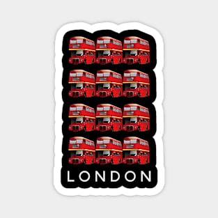 The Legendary Big London Double Decker Routemaster Buses MotorManiac Magnet